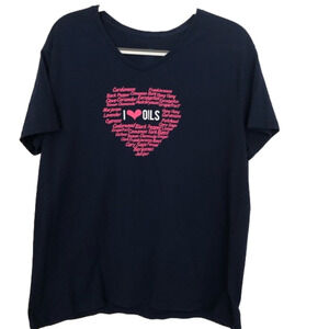 Hanes Comfort Soft Tagless I Love Oils T-shirt